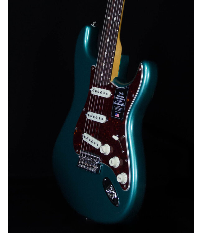 Fender American Pro Classic Stratocaster, Rosewood FB, Faded Sherwood Green Metallic