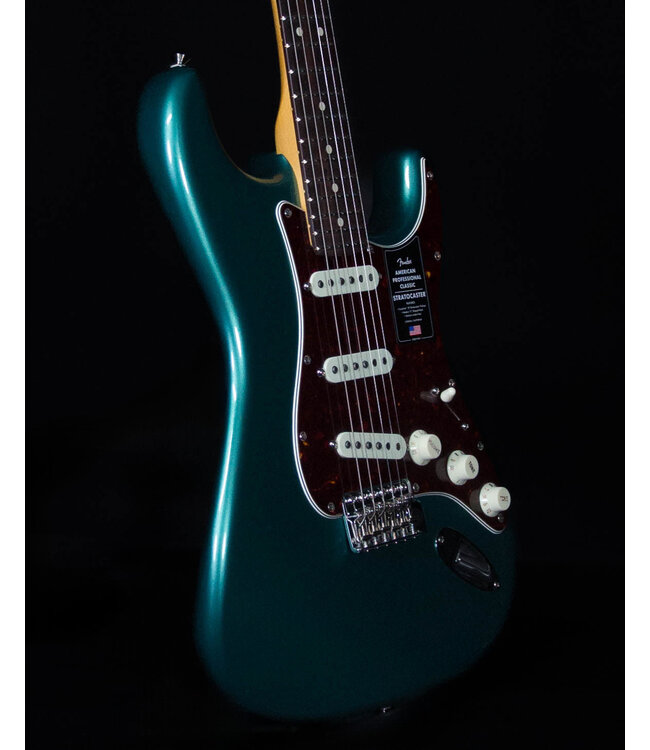 Fender American Pro Classic Stratocaster, Rosewood FB, Faded Sherwood Green Metallic