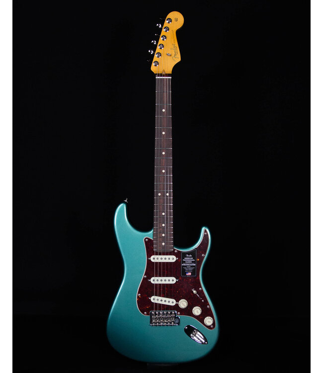 Fender American Pro Classic Stratocaster, Rosewood FB, Faded Sherwood Green Metallic