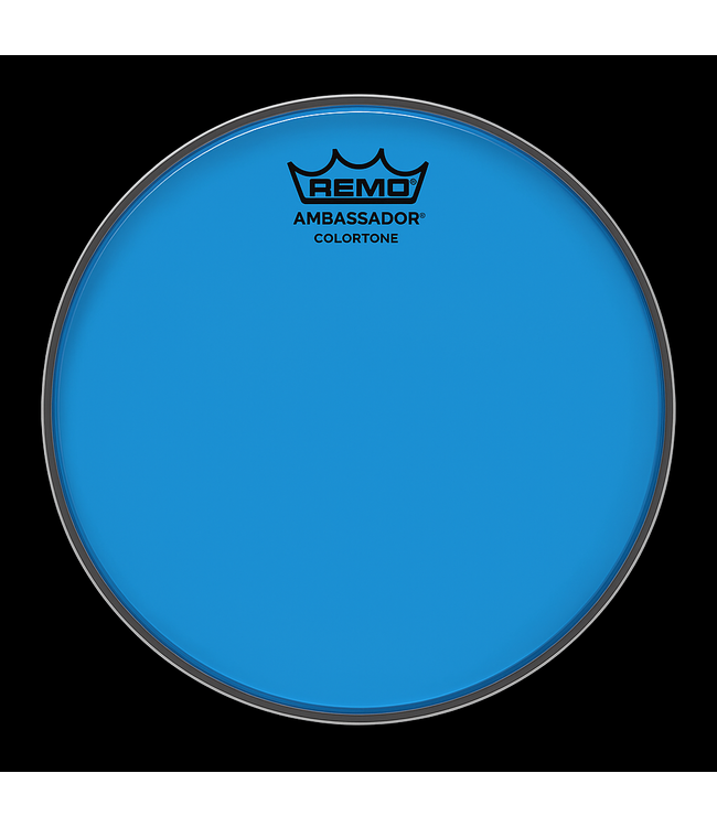 Remo 12" Ambassador Colortone Batter Drum Head, Blue