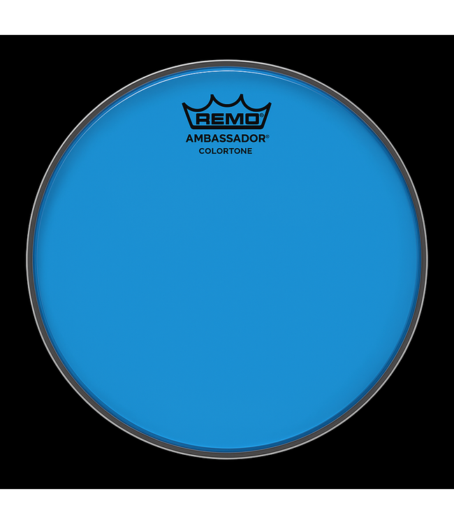 Remo 10" Ambassador Colortone Batter Drum Head, Blue