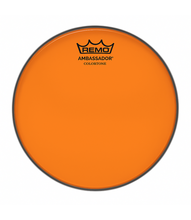 Remo 12" Ambassador Colortone Batter Drum Head, Orange