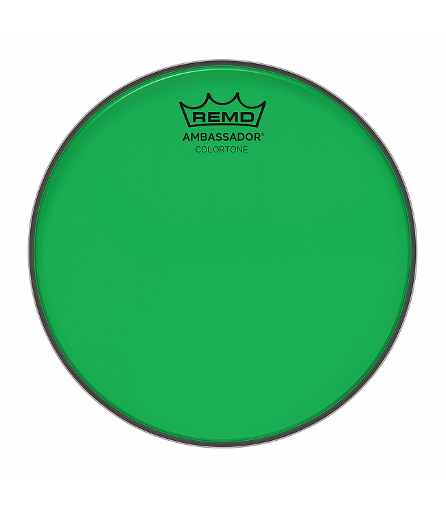 Remo 10" Ambassador Colortone Batter Drum Head, Green