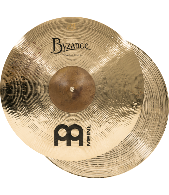 Meinl 15" Byzance Polyphonic Hi-Hat Pair, Brilliant