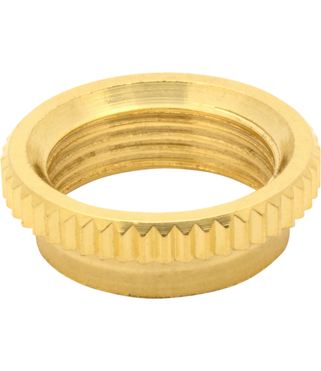 Switchcraft Deep Knurled Nut Replacement for 3-Way Toggle, Gold