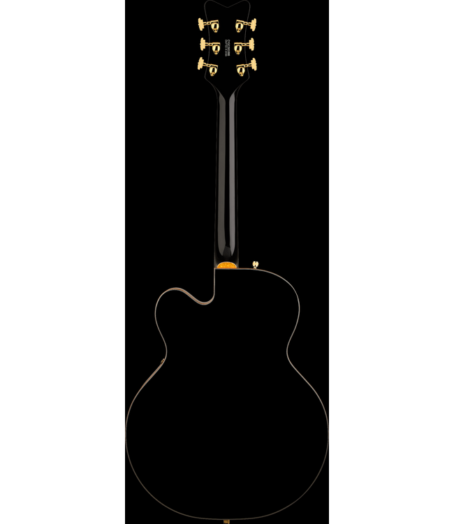 Gretsch Synchromatic Falcon Hollow Body Single-Cut with Bigsby, Ebony FB, Black