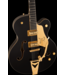 Gretsch Synchromatic Falcon Hollow Body Single-Cut with Bigsby, Ebony FB, Black
