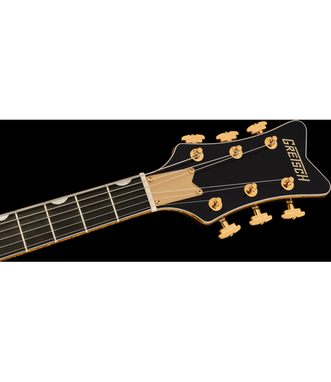 Gretsch Synchromatic Falcon Hollow Body Single-Cut with Bigsby, Ebony FB, Black