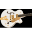 Gretsch Synchromatic Falcon Hollow Body Single-Cut with Bigsby, Ebony FB, Snowcrest White