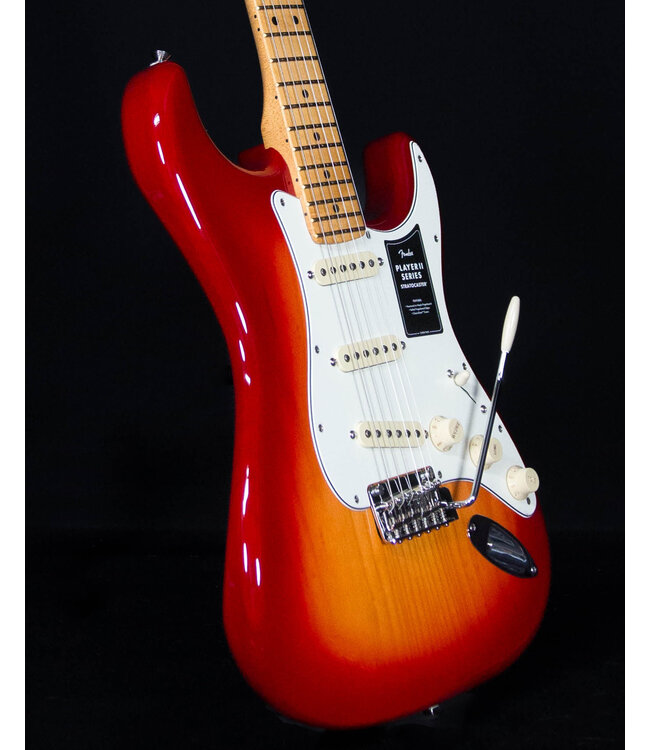 Fender Player II Stratocaster, Maple FB, Chambered Ash, Aged Cherry Burst