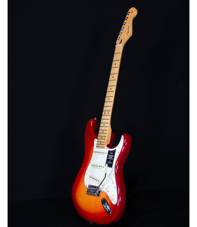 Fender Player II Stratocaster, Maple FB, Chambered Ash, Aged Cherry Burst