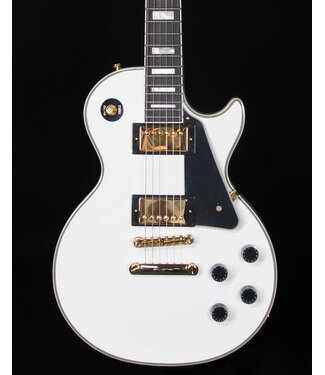 Epiphone Epiphone Inspired by Gibson Les Paul Custom, Alpine White (Hardcase Included)