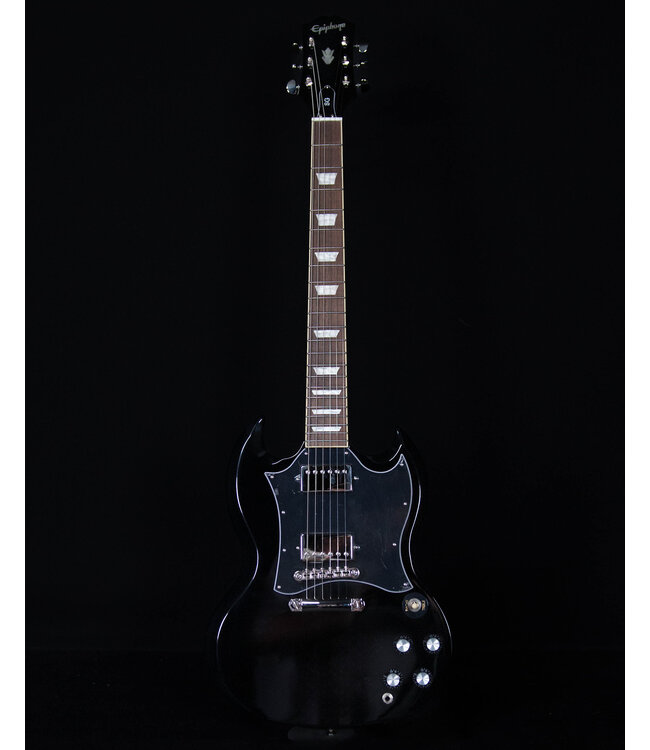 Epiphone SG Standard, Ebony (Premium Gig Bag Included)