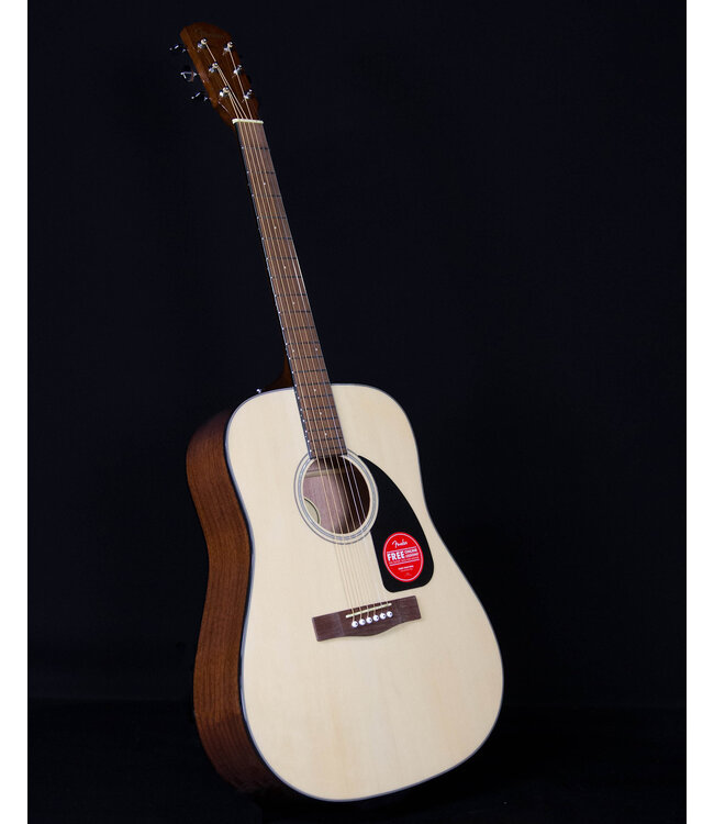 Fender CD-60 Dreadnought V3 with Case, Walnut FB, Natural