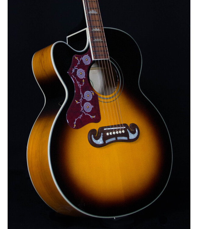 Epiphone J-200 EC Studio, Vintage Sunburst  (Left-handed)