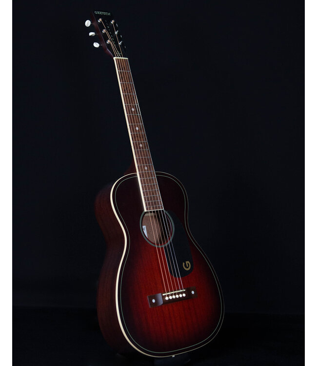 Gretsch Jim Dandy Parlor, Walnut FB, Deep Cherry Burst