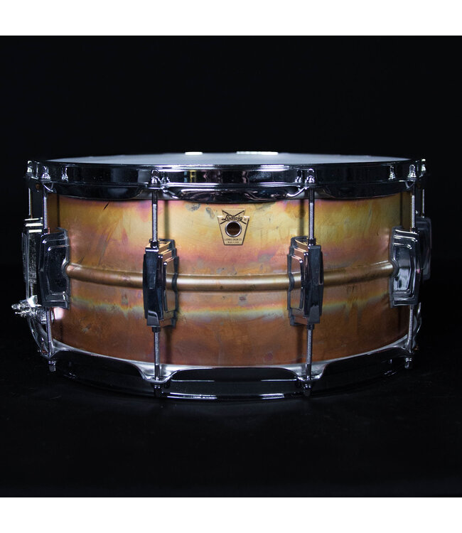 Ludwig 14" x 6.5" Raw Bronze Snare Drum, Imperial Lugs