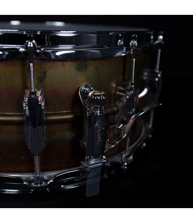 Ludwig 14" x 6.5" Raw Bronze Snare Drum, Imperial Lugs