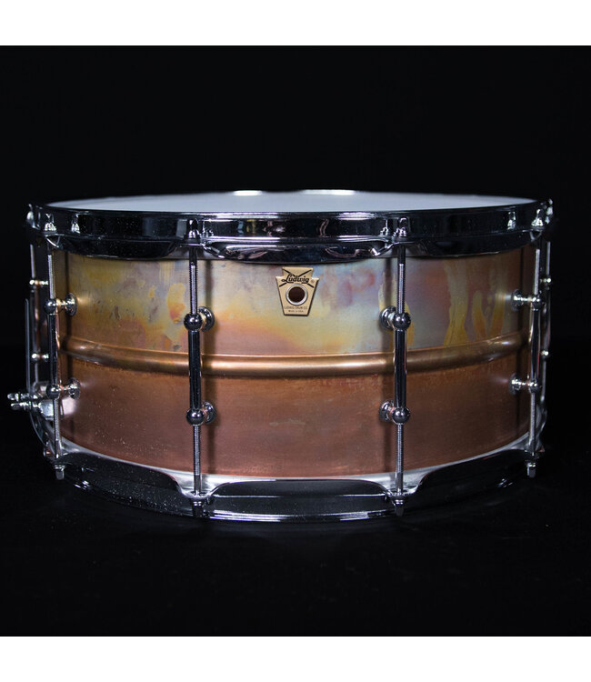 Ludwig 14"  x 6.5" Raw Bronze Snare Drum, Tube Lugs
