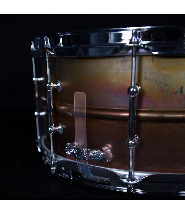 Ludwig 14"  x 6.5" Raw Bronze Snare Drum, Tube Lugs