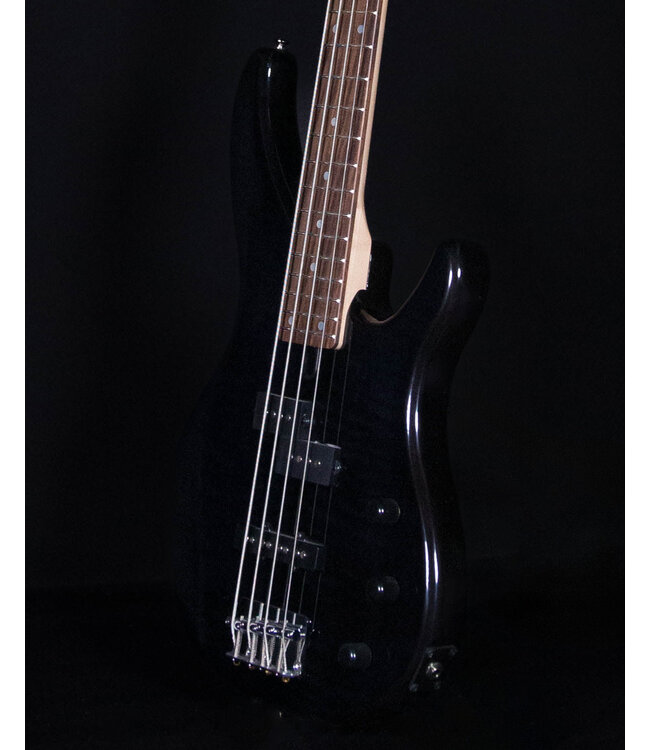 Yamaha TRBX174EW TBL 4-String Bass, Translucent Black