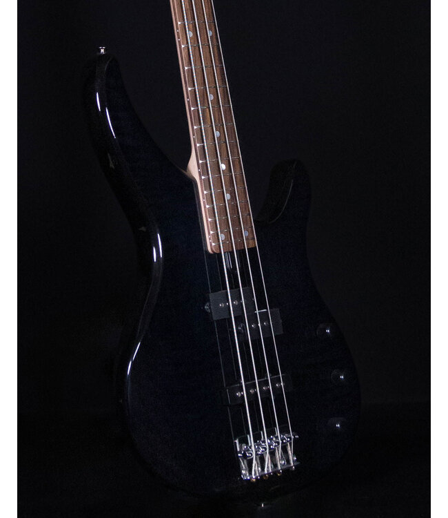 Yamaha TRBX174EW TBL 4-String Bass, Translucent Black