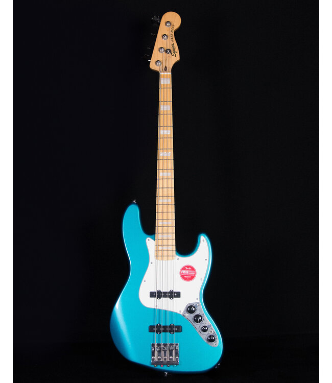 Squier Classic Vibe Active '70s Jazz Bass, Maple FB, Ocean Turquoise