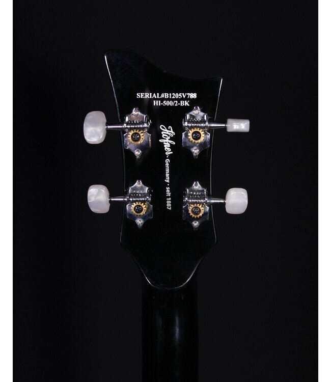 Hofner Ignition PRO Club 4-String Bass, Transparent Black, Teacup knobs