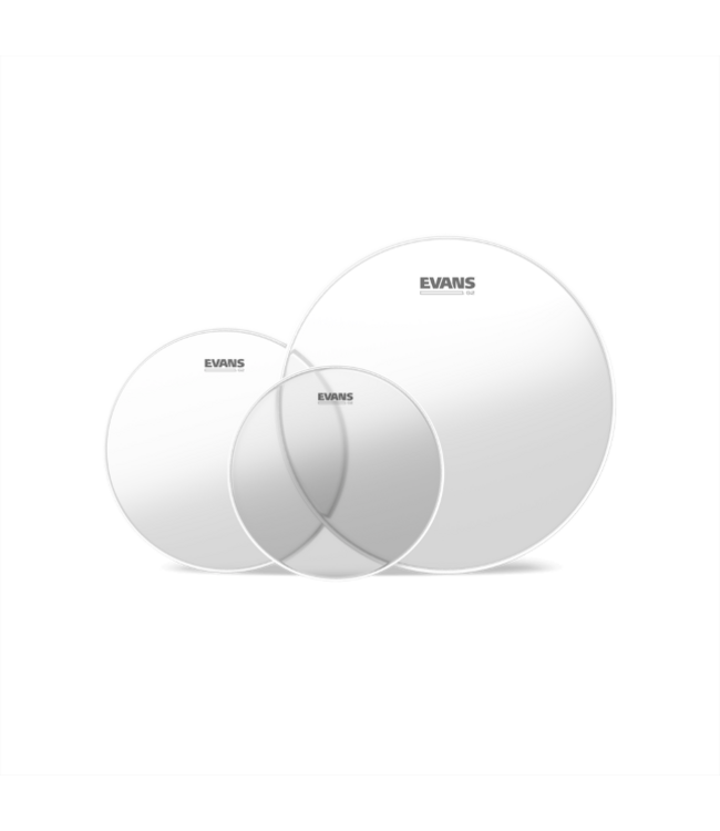 Evans G2 Clear Rock Tompack, (10 inch, 12 inch, 16 inch)
