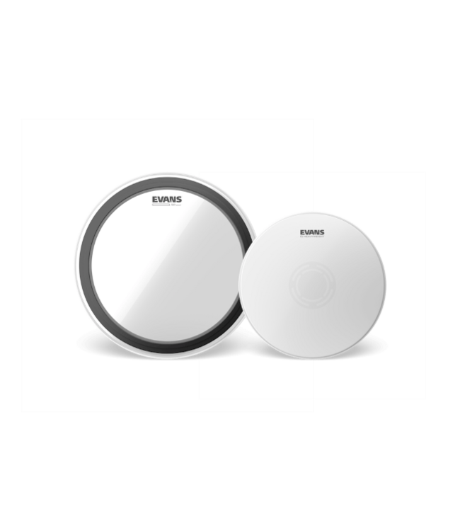 EVANS Heavyweight Knockout Pack, 22" EMAD Heavyweight Bass Batter, 14" Heavyweight Snare Batter