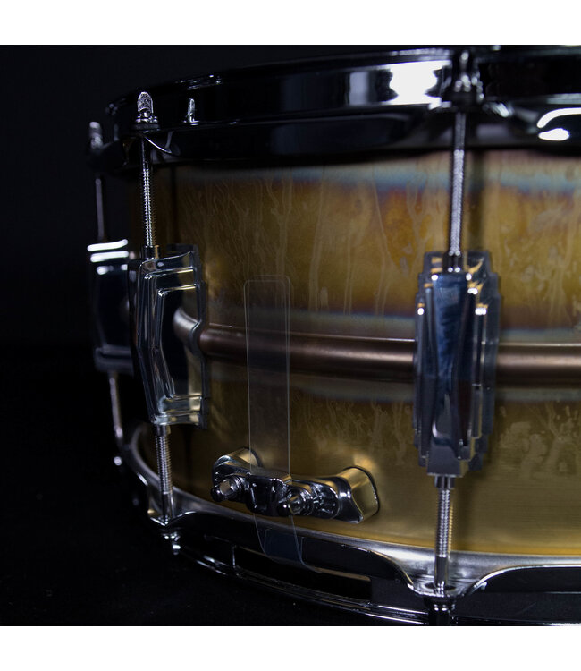 Ludwig 14" x 6.5" Raw Brass Shell, Imperial Lugs