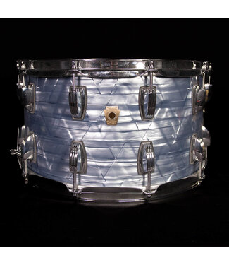 Ludwig Ludwig 14" x  8" Classic Maple Snare Drum, Sky Blue Pearl, P86C Throw Off