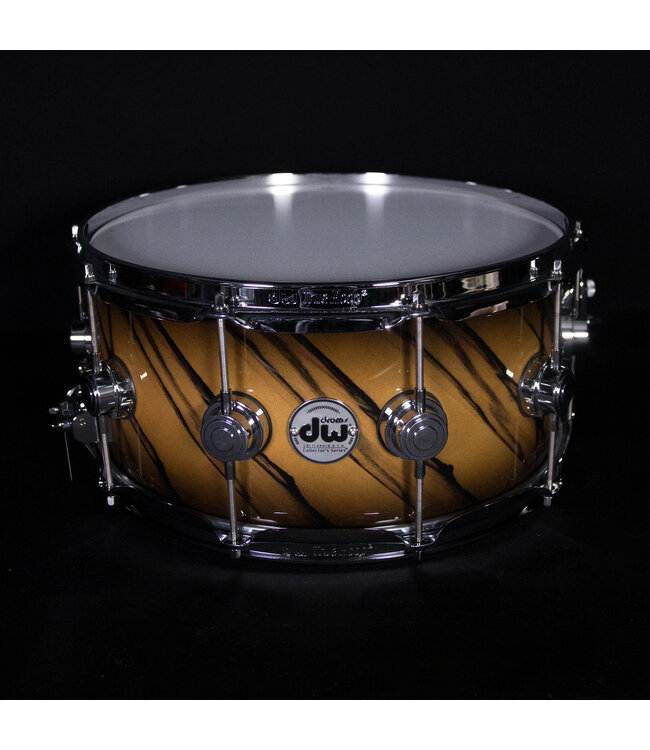 DW 14" x 6.5" SSC Maple Snare, Exotic Twisted Ivory Ebony