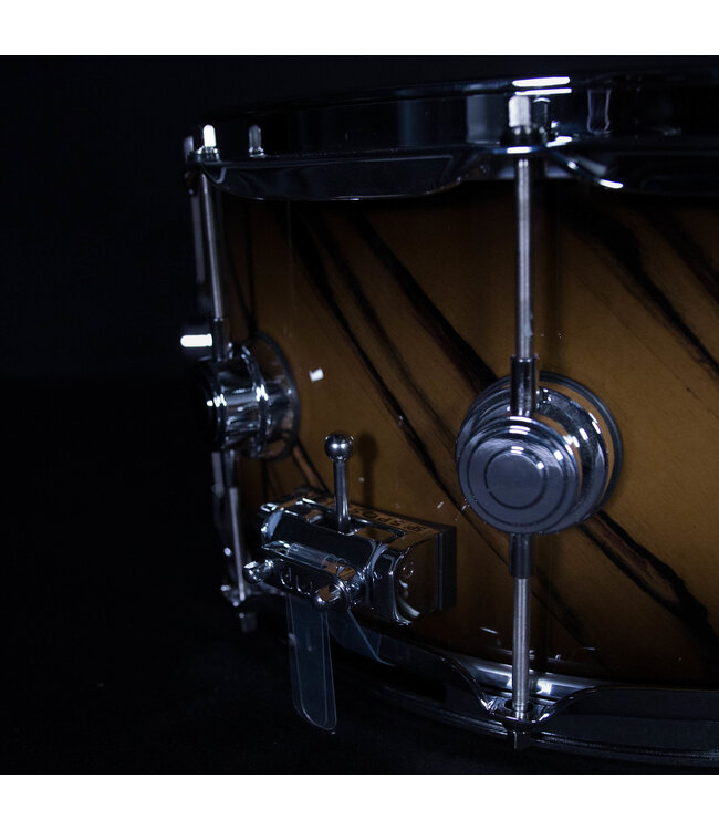 DW 14" x 6.5" SSC Maple Snare, Exotic Twisted Ivory Ebony