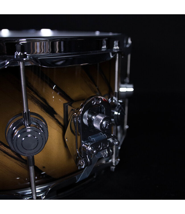 DW 14" x 6.5" SSC Maple Snare, Exotic Twisted Ivory Ebony
