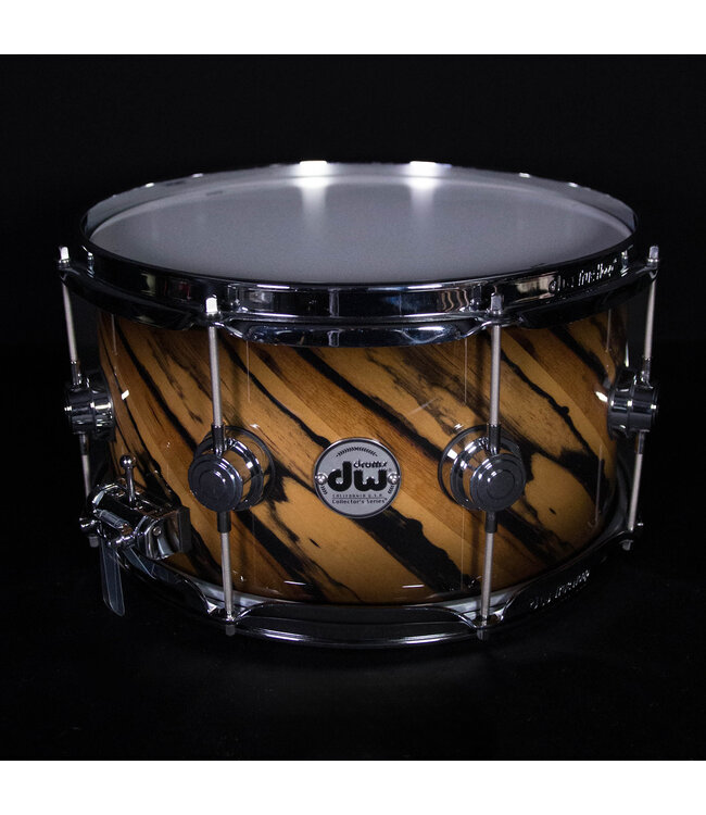 DW 13" x 7" SSC Maple Exotic Snare, Twisted Ivory Ebony