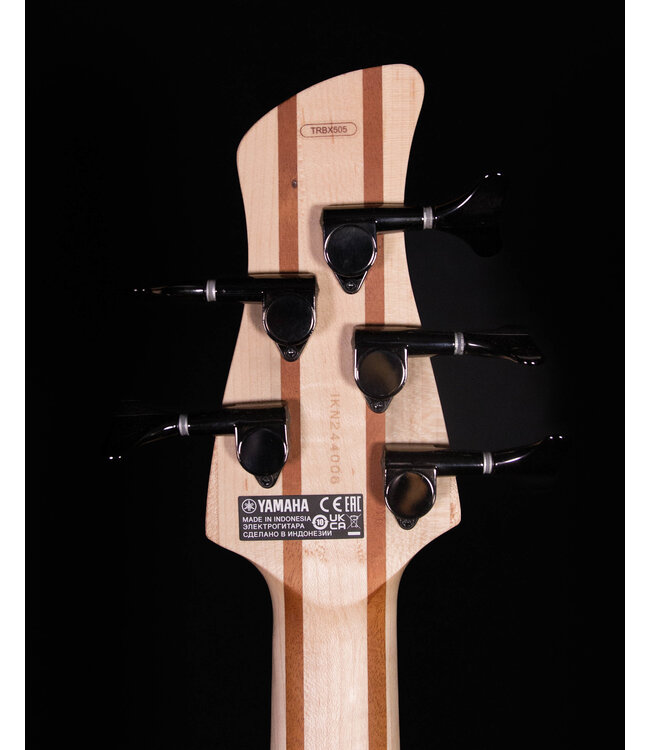 Yamaha TRBX505 5-String Bass, Transparent Brown