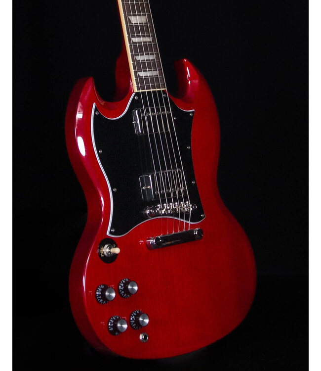 Epiphone SG Standard, Left-handed, Cherry (Premium Gig Bag Included)