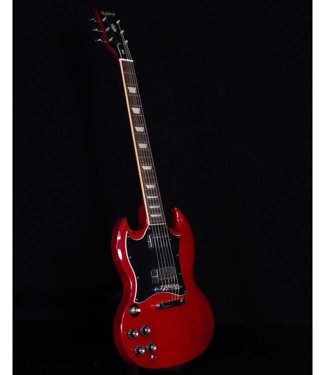 Epiphone SG Standard, Left-handed, Cherry (Premium Gig Bag Included)