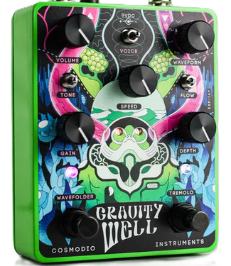 Cosmodio Instruments Cosmodio Instruments Gravity Well Wavefolder + Tremolo Sonic Refractor - Slime Green