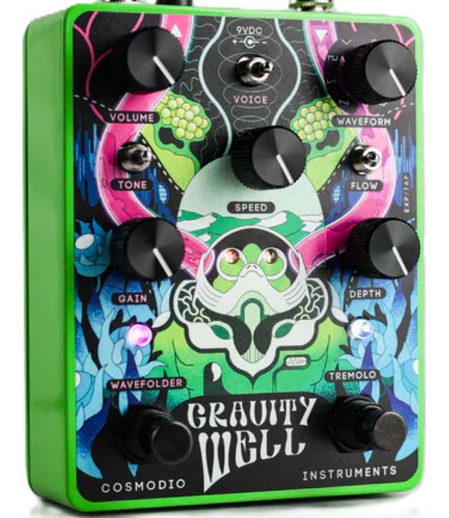 Cosmodio Instruments Gravity Well Wavefolder + Tremolo Sonic Refractor - Slime Green
