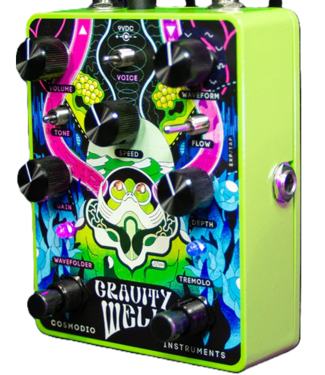 Cosmodio Instruments Gravity Well Wavefolder + Tremolo Sonic Refractor - Slime Green