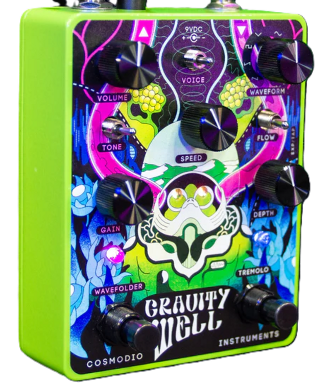 Cosmodio Instruments Gravity Well Wavefolder + Tremolo Sonic Refractor - Slime Green