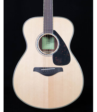 Yamaha Yamaha FS830 Small Body Acoustic, Solid Top, Mahogany FB, Natural