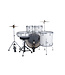 Ludwig Accent Drive 5 Piece Complete Drum Kit, 22" Kick - Snow Dust