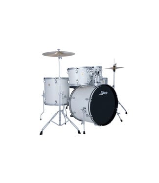 Ludwig Ludwig Accent Drive 5 Piece Complete Drum Kit, 22" Kick - Snow Dust
