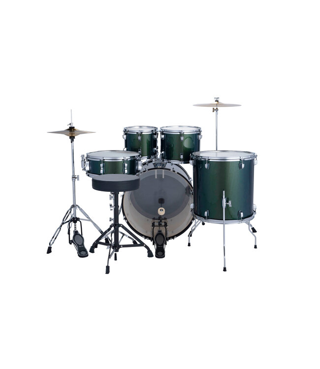 Ludwig Accent Drive Complete Drum Kit, 22" Kick - Jade Dust