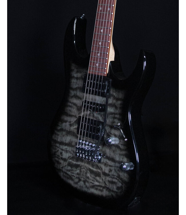 Ibanez GRX70QA, Transparent Black Sunburst