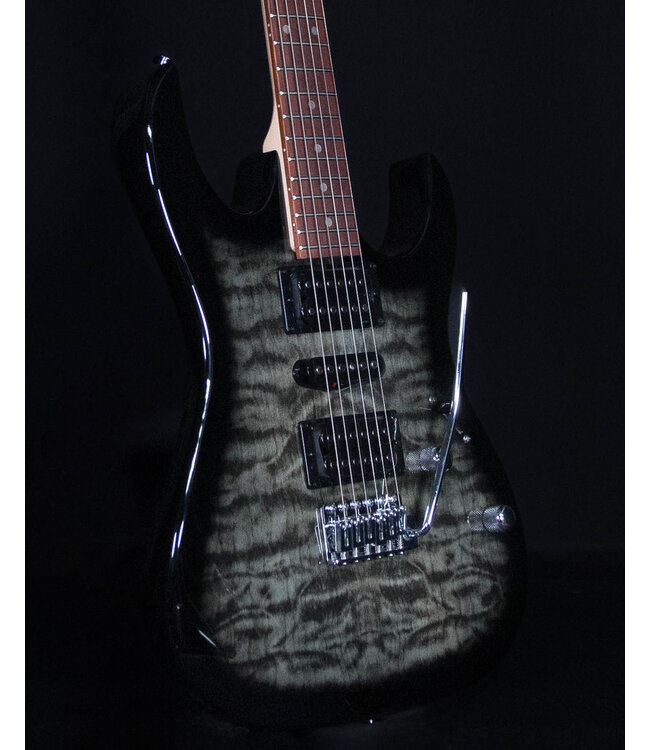 Ibanez GRX70QA, Transparent Black Sunburst