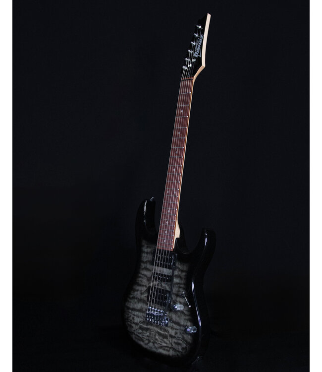 Ibanez GRX70QA, Transparent Black Sunburst